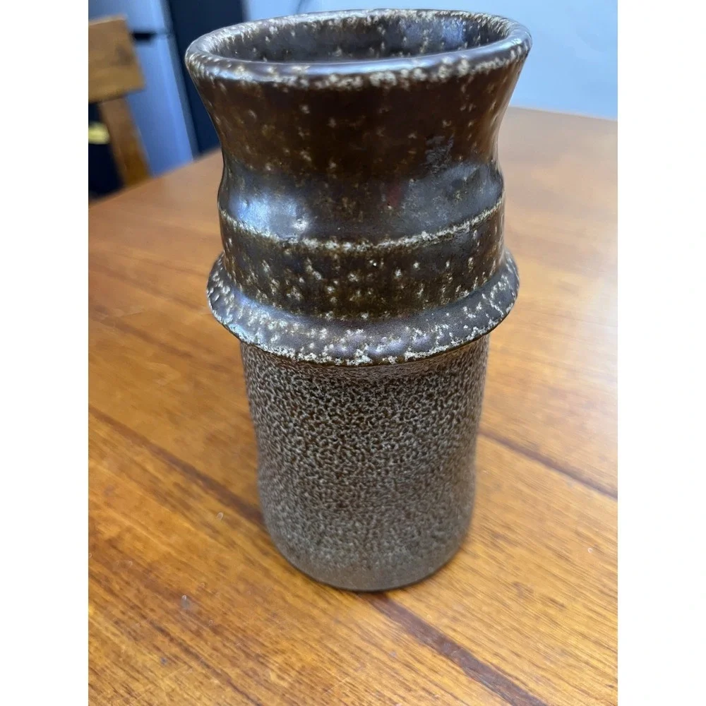 Vintage 1974 Michael Metz Studio Pottery Vase - Signed Metz 74 - PNW Ceramic
